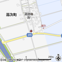 滋賀県長浜市湯次町114周辺の地図