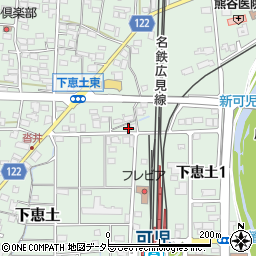 岐阜県可児市下恵土5089周辺の地図
