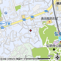 コンフォート弘明寺周辺の地図