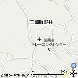 岐阜県恵那市三郷町野井1364周辺の地図