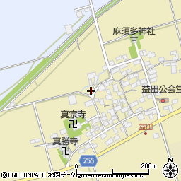 滋賀県長浜市益田町879周辺の地図