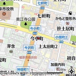 岐阜県岐阜市今小町3周辺の地図
