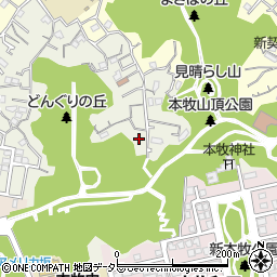 神奈川県横浜市中区本牧満坂15周辺の地図