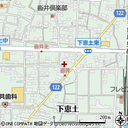 岐阜県可児市下恵土1077周辺の地図