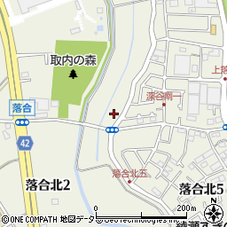 神奈川県綾瀬市落合北6丁目14周辺の地図