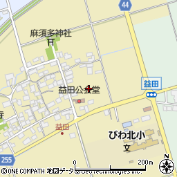 滋賀県長浜市益田町131周辺の地図