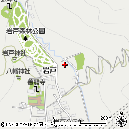岩戸公園トイレ２周辺の地図