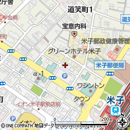 鳥取県米子市万能町180周辺の地図