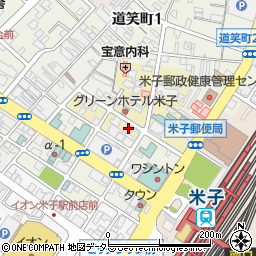鳥取県米子市万能町166周辺の地図
