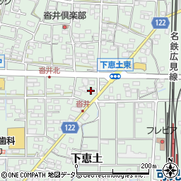 岐阜県可児市下恵土1076周辺の地図