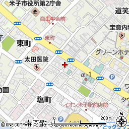 鳥取県米子市茶町周辺の地図