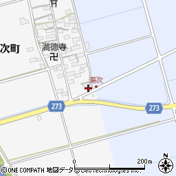 滋賀県長浜市湯次町116周辺の地図