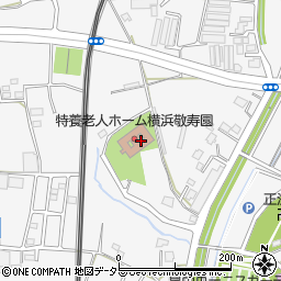 横浜敬寿園周辺の地図