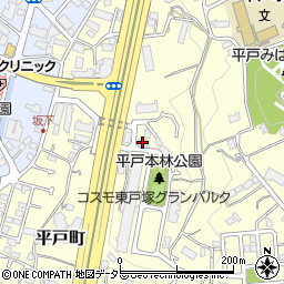 ベルハイム東戸塚周辺の地図
