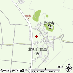 兵庫県養父市八鹿町坂本86周辺の地図