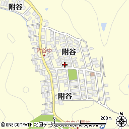 島根県松江市附谷周辺の地図
