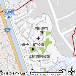 神奈川県横浜市磯子区上町8-26周辺の地図