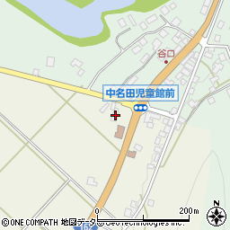 小浜市　中名田児童館周辺の地図