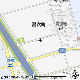 滋賀県長浜市湯次町周辺の地図