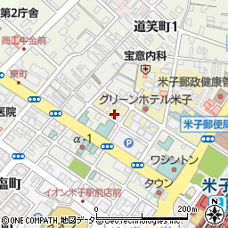 鳥取県米子市万能町208周辺の地図