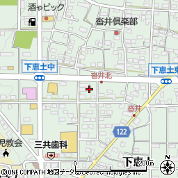 岐阜県可児市下恵土1527周辺の地図