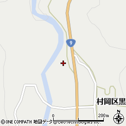 兵庫県美方郡香美町村岡区黒田1006周辺の地図