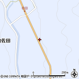 兵庫県豊岡市但東町佐田627周辺の地図