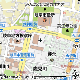 岐阜家庭裁判所周辺の地図