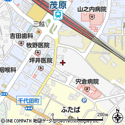 千葉県茂原市高師705-3周辺の地図