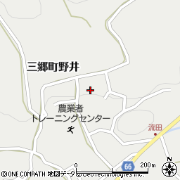 岐阜県恵那市三郷町野井1351周辺の地図