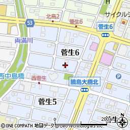 ＮＤＳ菅生事務所周辺の地図