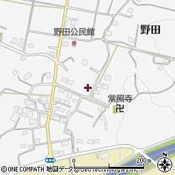 千葉県袖ケ浦市野田周辺の地図