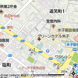 鳥取県米子市万能町213周辺の地図