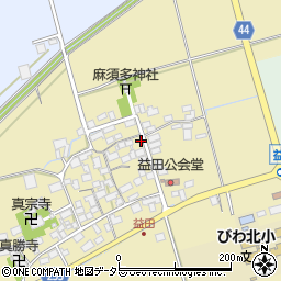 滋賀県長浜市益田町805周辺の地図