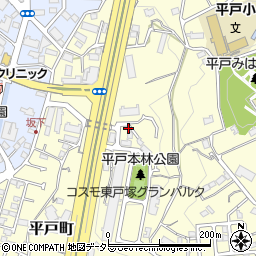 平戸本林第二公園周辺の地図