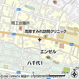 ジャノメミシン工業株式会社　茂原本店周辺の地図