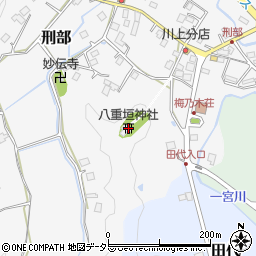八重垣神社周辺の地図