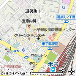 鳥取県米子市万能町周辺の地図