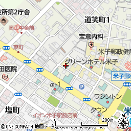 鳥取県米子市万能町214周辺の地図