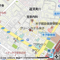 鳥取県米子市万能町155周辺の地図