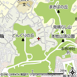 神奈川県横浜市中区本牧満坂14周辺の地図