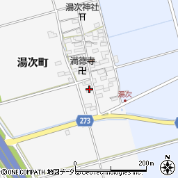 滋賀県長浜市湯次町100周辺の地図