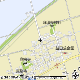 滋賀県長浜市益田町837周辺の地図