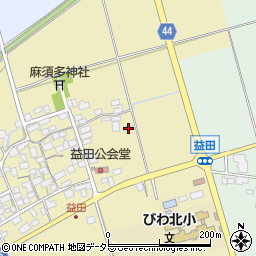 滋賀県長浜市益田町635周辺の地図