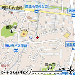 神奈川県横浜市泉区岡津町221周辺の地図
