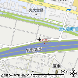 神奈川県厚木市愛甲2555-1周辺の地図