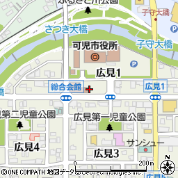 吉田事務所周辺の地図
