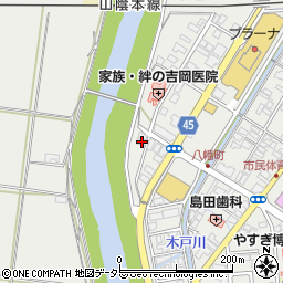 島根県安来市安来町神田町787周辺の地図