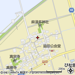 滋賀県長浜市益田町799周辺の地図