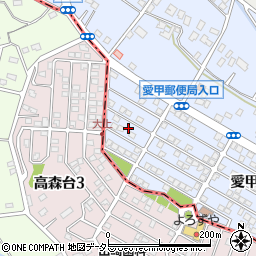 神奈川県厚木市愛甲西2丁目23周辺の地図